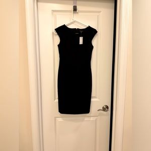 Ann Taylor Women's Black Capped Sleeve Dress (2P)